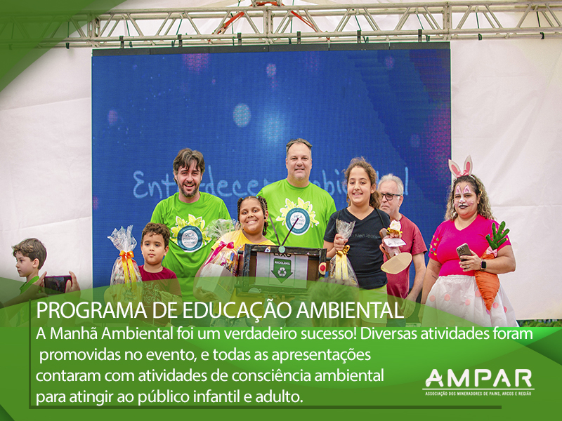 O evento Manhã Ambiental do PEA AMPAR  apresentou um show de atrações e conhecimentos para a população de Pains!
