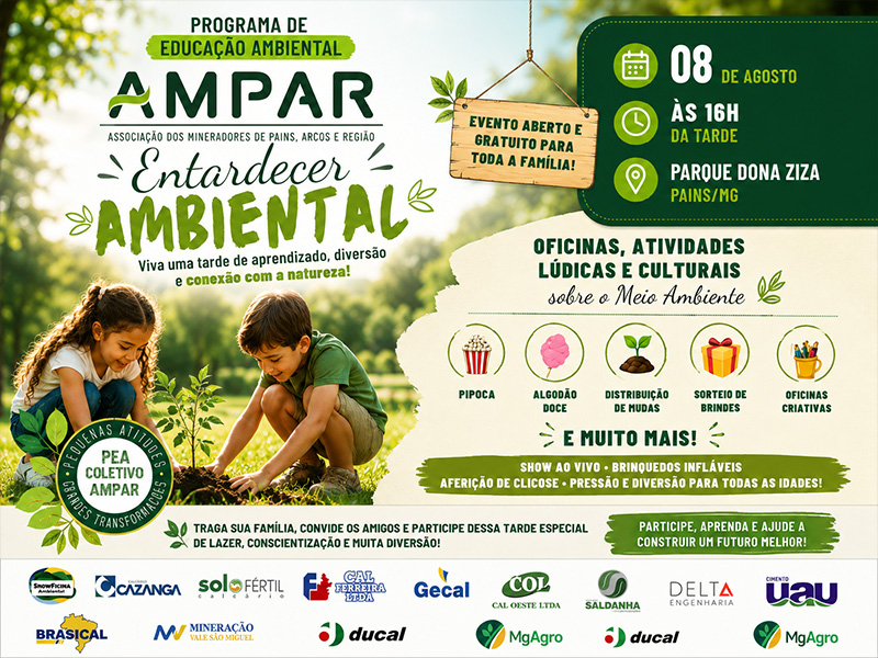 Pains recebe mais uma edição do Programa de Educação Ambiental – Coletivo AMPAR