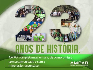 AMPAR: 23 anos de compromisso com a comunidade e com a mineração responsável