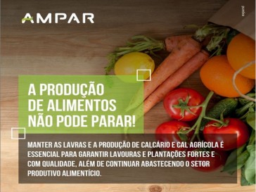 A Produção de Alimentos não pode parar!